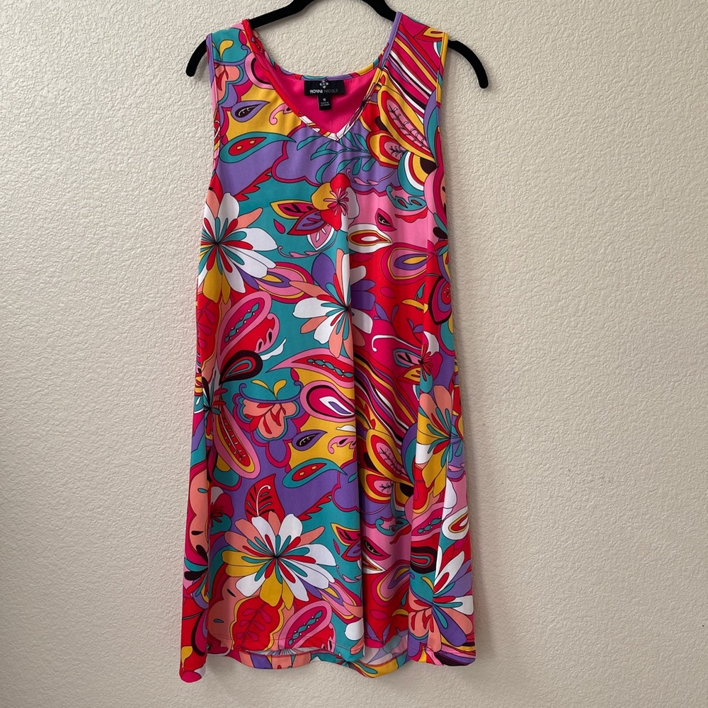 Bold print dress